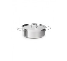 КАСТРЮЛЯ с крышкой 2 л, нерж. тройное дно 19*8 см, ИНДУКЦИЯ, серия "Satin" 