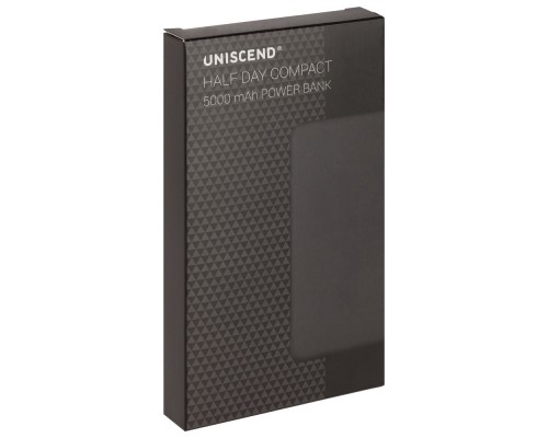 Внешний аккумулятор Uniscend Half Day Compact 5000 мAч, черный