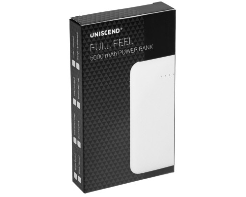 Внешний аккумулятор Uniscend Full Feel 5000 мАч, белый