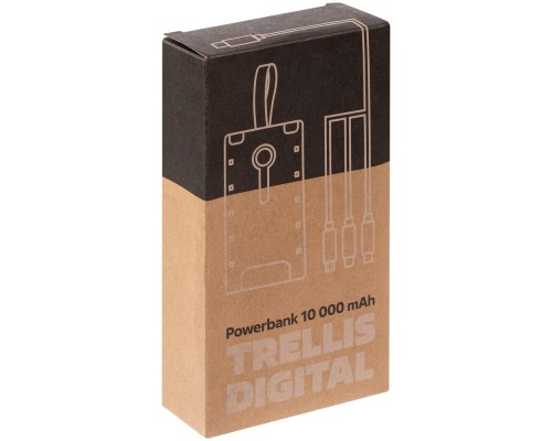 Аккумулятор Trellis Digital 10000 мАч, темно-серый