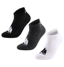 Набор из 3 пар спортивных носков Monterno Sport, черный, серый и белый