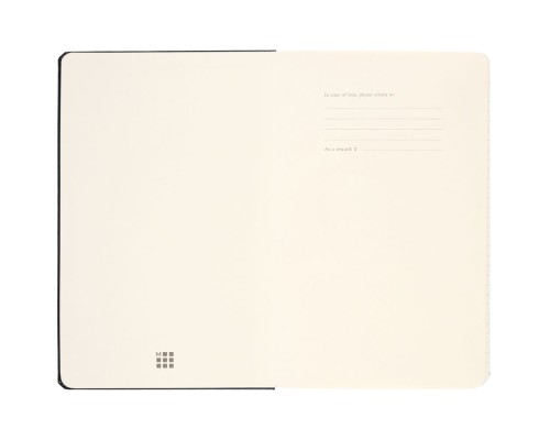 Записная книжка Moleskine Classic Large, без линовки, черная