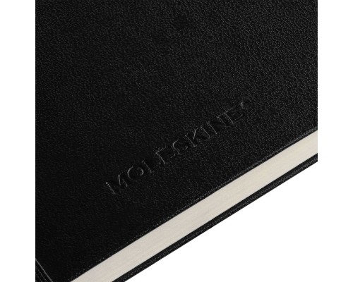 Записная книжка Moleskine Classic Soft Large, в линейку, черная