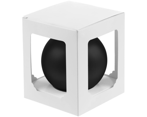 Елочный шар Gala Matt в коробке, 8,5 см, черный
