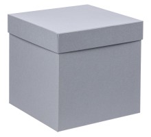 Коробка Cube, L, серая
