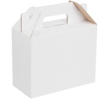 Коробка In Case S, ver.2, белая с крафтовым оборотом