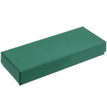 Коробка Notes с ложементом для ручки и флешки, зеленая