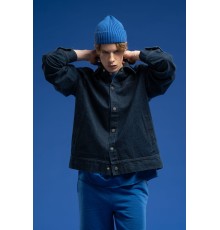 Куртка джинсовая O1, темно-синяя