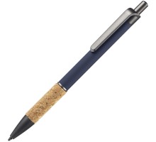 Ручка шариковая Cork, синяя