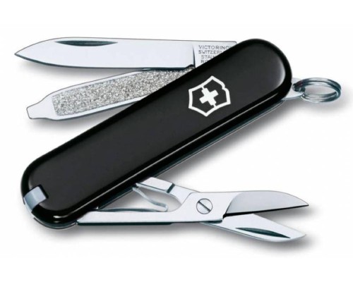 Нож-брелок Classic 58 с отверткой, черный