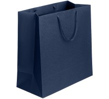 Пакет бумажный Porta L, темно-синий