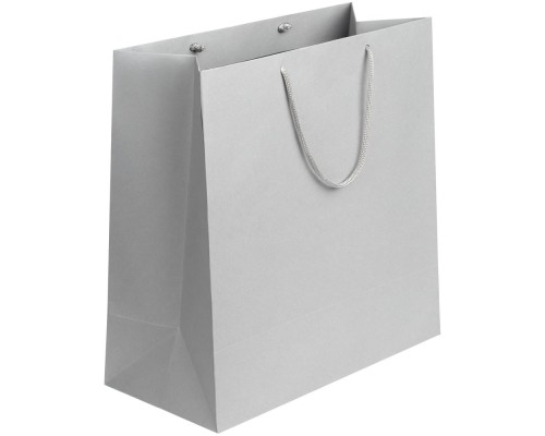 Пакет бумажный Porta L, серый