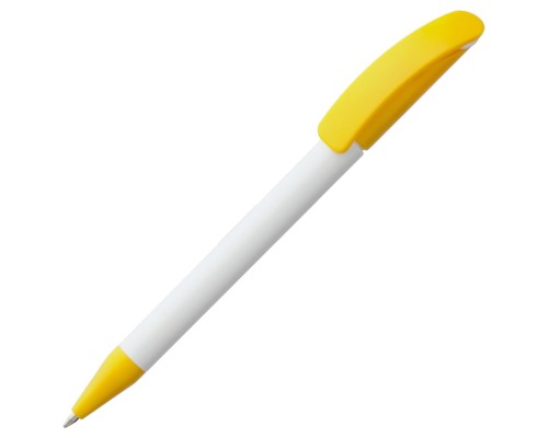 Ручка шариковая Prodir DS3 TPP Special, белая с желтым