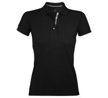 Рубашка поло женская Portland Women 200 черная
