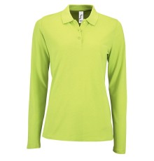 Рубашка поло женская с длинным рукавом Perfect LSL Women, зеленое яблоко