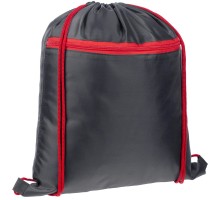 Детский рюкзак Novice, серый с красным