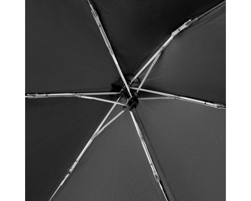 Зонт складной Carbonsteel Slim, черный