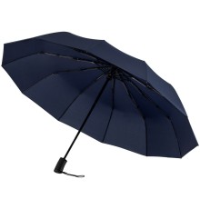Зонт складной Fiber Magic Major, темно-синий
