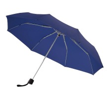 Зонт складной Fiber Alu Light, темно-синий