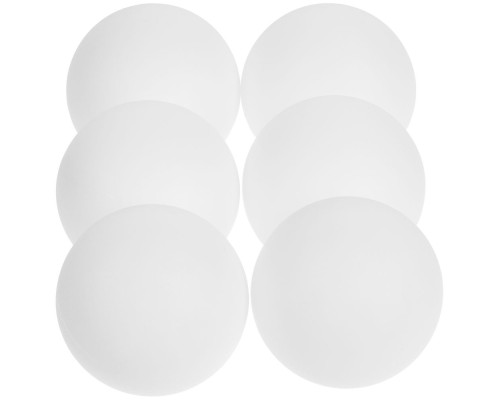 Набор из 6 мячей для настольного тенниса Pongo, белый