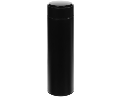 Смарт-бутылка с заменяемой батарейкой Long Therm, черная