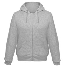 Толстовка мужская Hooded Full Zip серый меланж