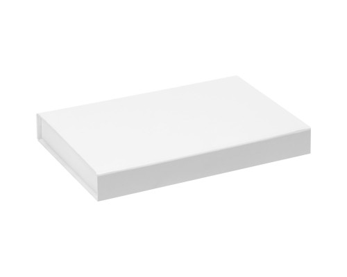 Коробка Silk с ложементом под ежедневник 13x21 см и ручку, белая