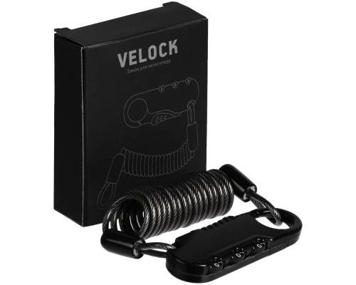 Кодовый замок для велосипеда Velock, черный