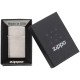 Зажигалка Zippo Slim Brushed, матовая серебристая