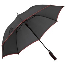Зонт-трость Jenna, черный с красным