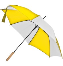 Зонт-трость Milkshake, белый с желтым