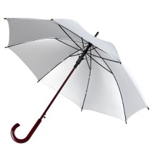 Зонт-трость Standard, белый с серебристым внутри