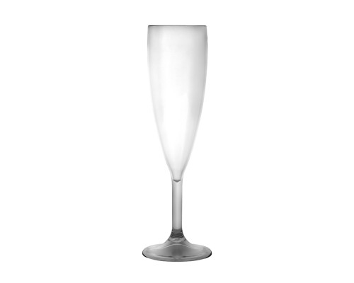 Бокал для шампанского 180 мл, прозрачный поликарбонат, прозрачный