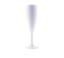 Бокал для шампанского 180 мл, поликарбонат, белый