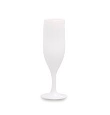 Бокал для шампанского 180 мл, поликарбонат, белый