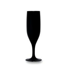 Бокал для шампанского 180 мл, поликарбонат, черный