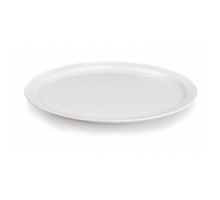 Тарелка для пиццы 32 см, поликарбонат, белый