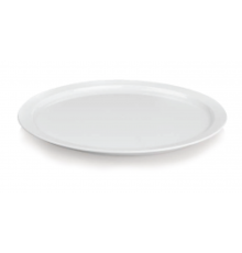 Тарелка для пиццы 32 см, поликарбонат, белый