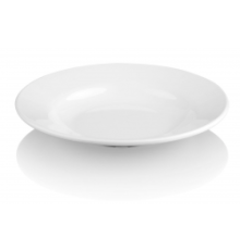 Тарелка глубокая 21 см, поликарбонат, белый