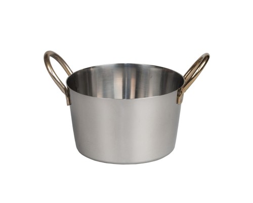 Емкость для подачи закусок/снэков 380 мл d 10/8,2 см h6,1 см 2 ручки Antique нерж. P.L.