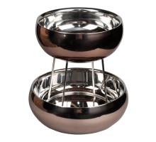 Этажерка 2 яруса d 24/20,8 см h26,4 для подачи Antique нерж. P.L. Proff Cuisine