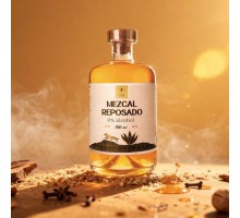 Напиток мескаль безалкогольный MEZCAL REPOSADO 0,7л Tinctura Anima