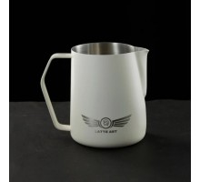 Питчер молочник 600 мл LATTE ART белый матовый нерж. ZeroHero