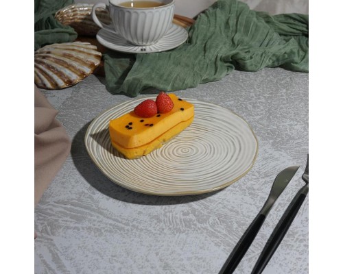 Тарелка 20,5 см h2,5 см Gray Whirlpool Frutti di Mare P.L. [6]