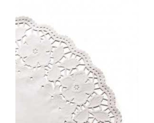 Салфетка ажурная белая d 19 см, 250 шт/уп, Garcia de PouИспания