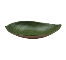 Блюдо 23*13*3,5 см овальное Лист Green Banana Leaf пластик меламин P.L. Proff Cuisine