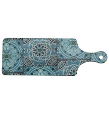 Доска для подачи 42*15*1,2 см прямоуг. Damask Blue пластик меламин P.L. Proff Cuisine