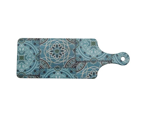 Доска для подачи 42*15*1,2 см прямоуг. Damask Blue пластик меламин P.L. Proff Cuisine