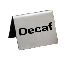 Табличка "Decaf" 5*4 см, сталь, P.L. Proff Cuisine