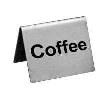 Табличка "Coffee" 5*4 см, сталь, P.L. Proff Cuisine